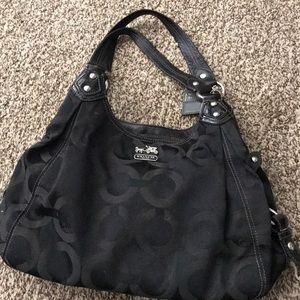 Coach purse and matching wallet