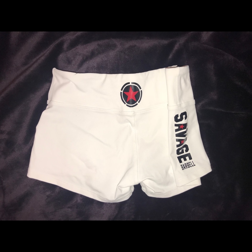White Savage Booty Shorts