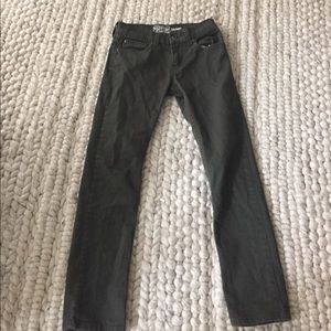 Olive Green Levi Skinny Jeans