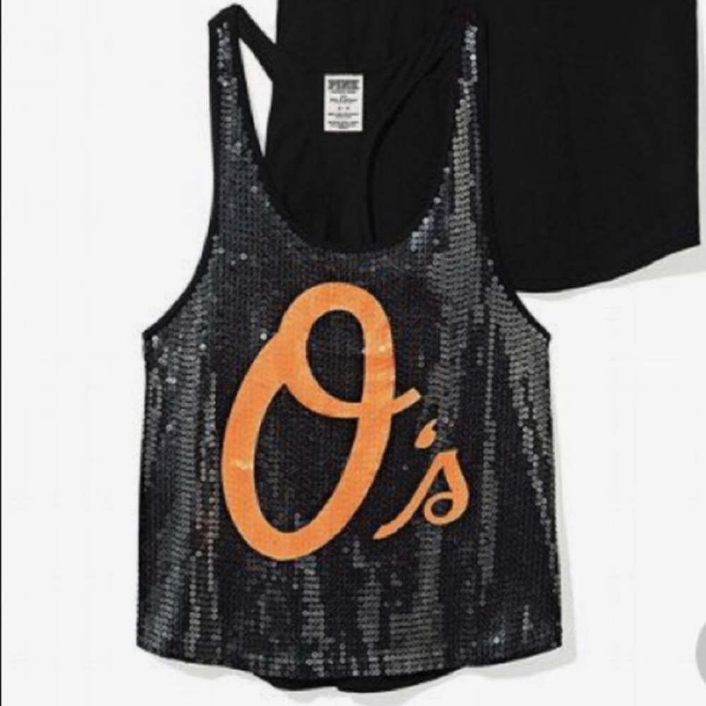 *RARE* VS PINK Orioles Sequin Tank