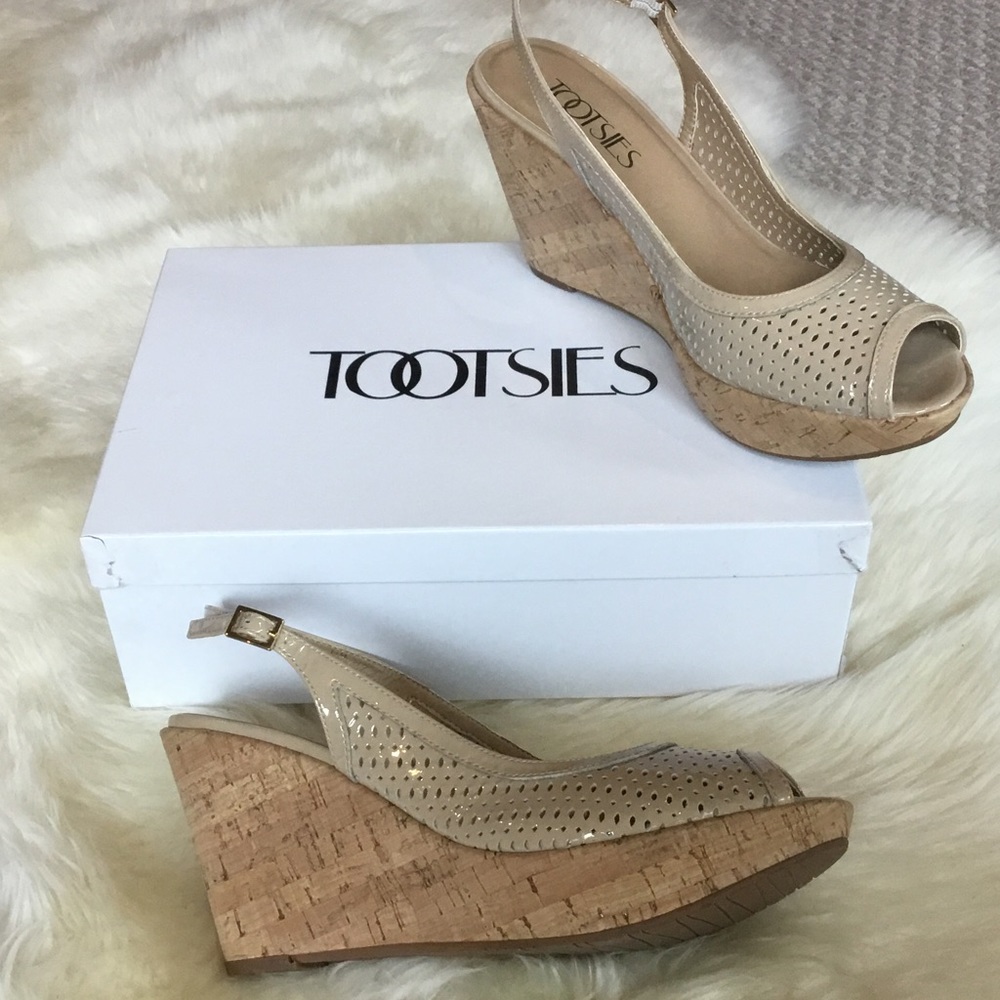 Tootsies Cork Wedge