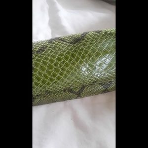 Green Snake Skin Handbag