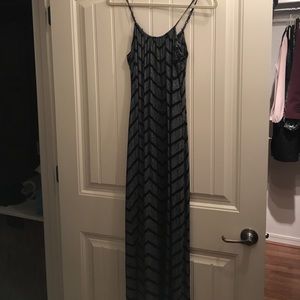 Merona black chevron Maxi dress