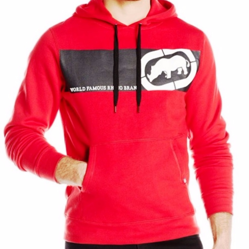 Ecko Unltd. Mens Rhino Arch Popover Hoodie NEW