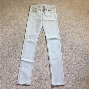 Light gray/faded blue colored rag & bone leggings