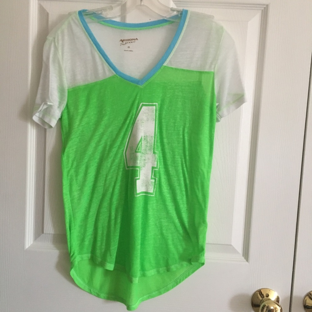 Soft neon green shirt