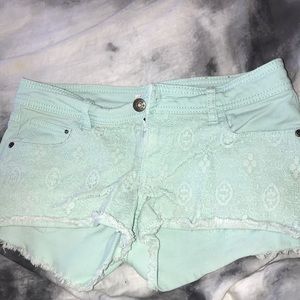 Light blue shorts