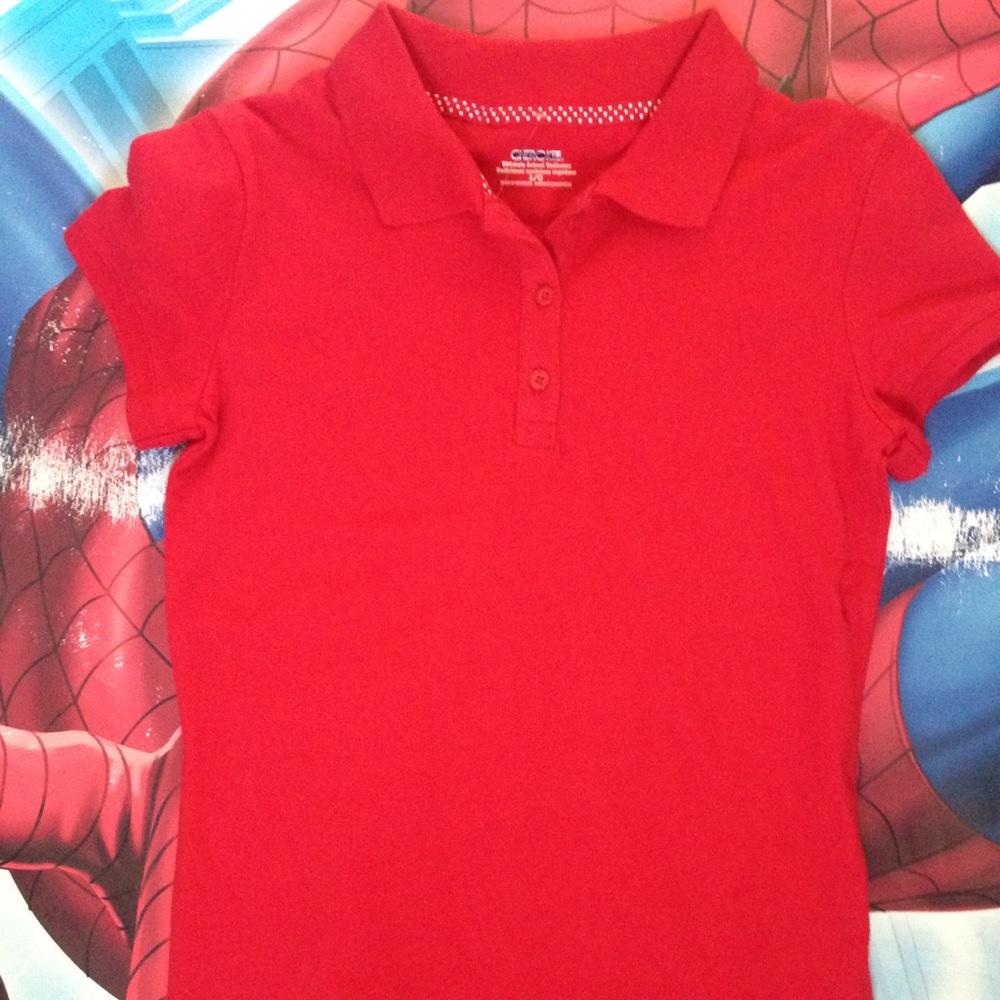 Cherokee Girls Uniform Shirt Size L