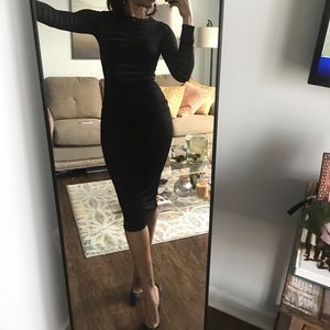 Black Midi Dress