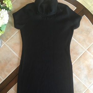 Dots Black Sweater Dress, Size 3X
