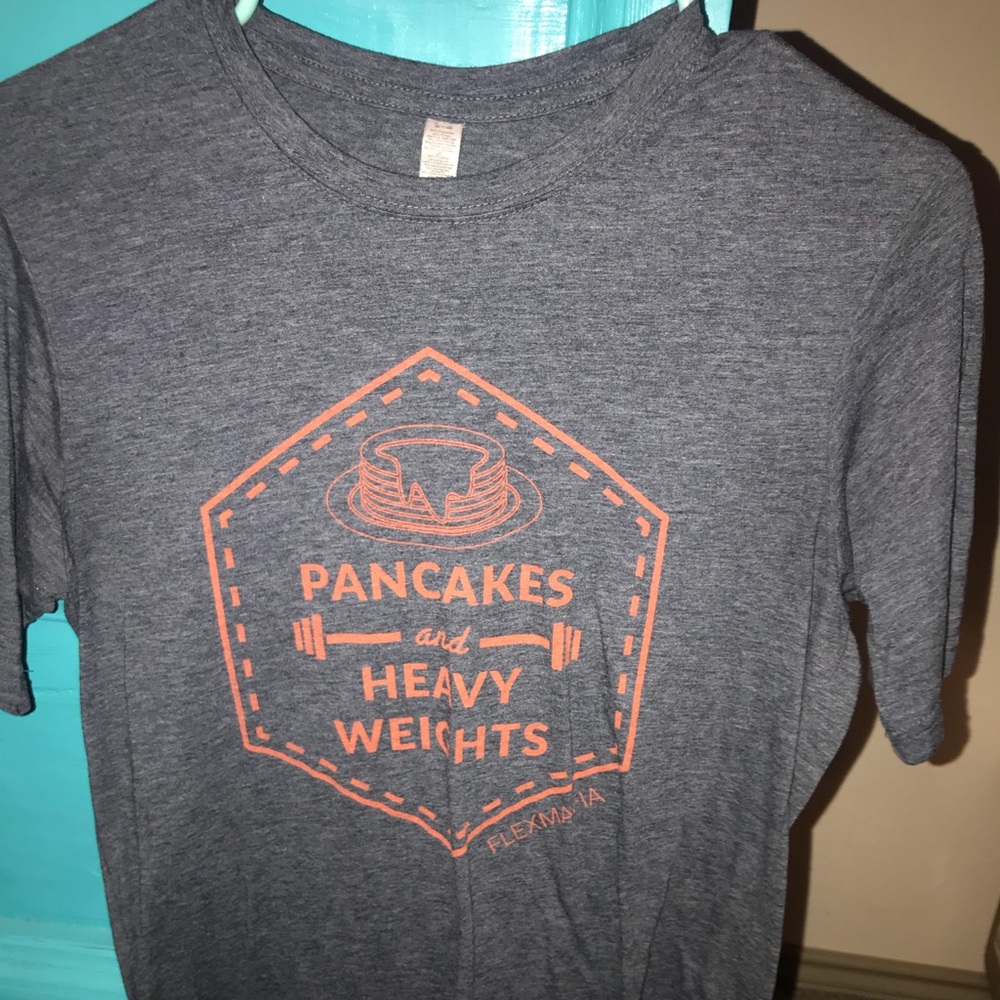 Pancakes & Heavy Weights Tee