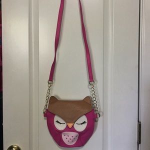 Betsey Johnson owl cross body purse!