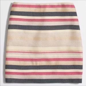 J. CREW SHINY MINI SKIRT