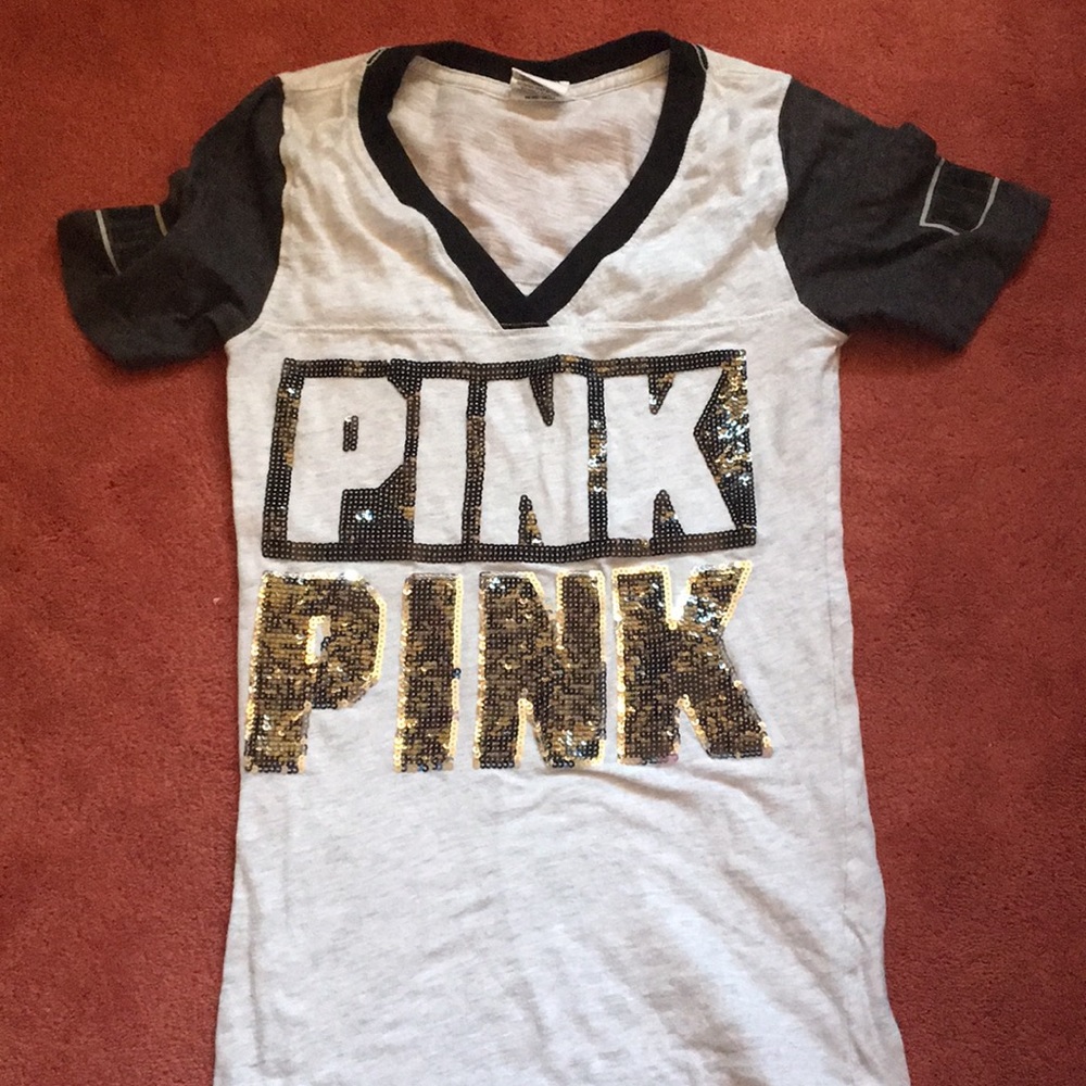 Sequined V-Neck
