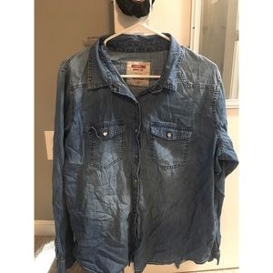 Denim Button Down