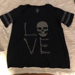 Torrid “Love” top with skull