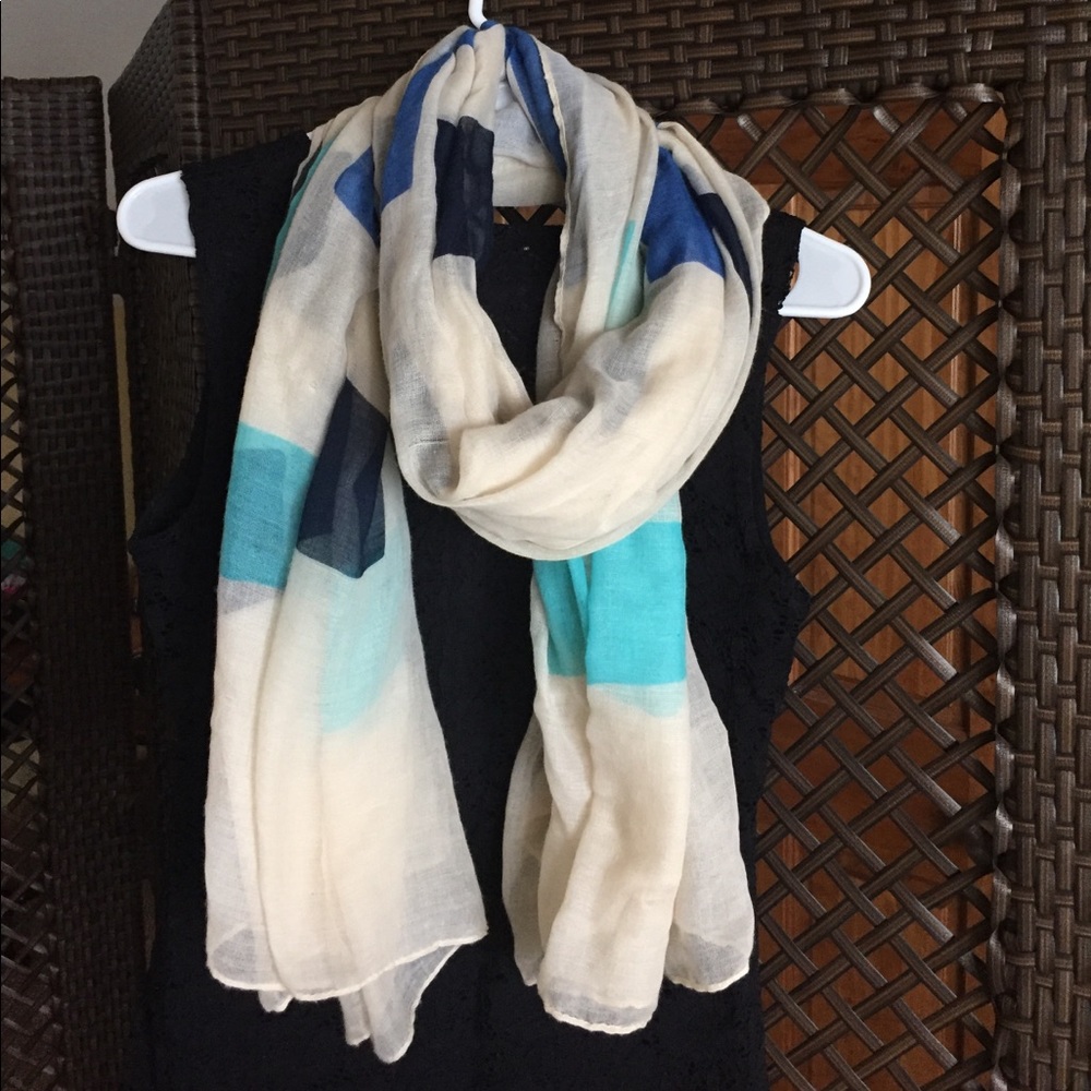 Large sheer scarf