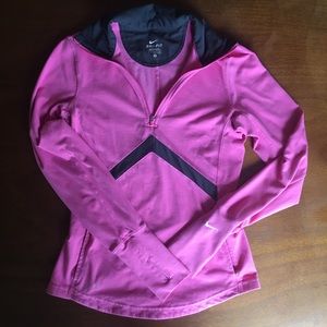 Pink Nike Dri-Fit Pullover