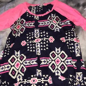 Bright colorful baseball T shirt