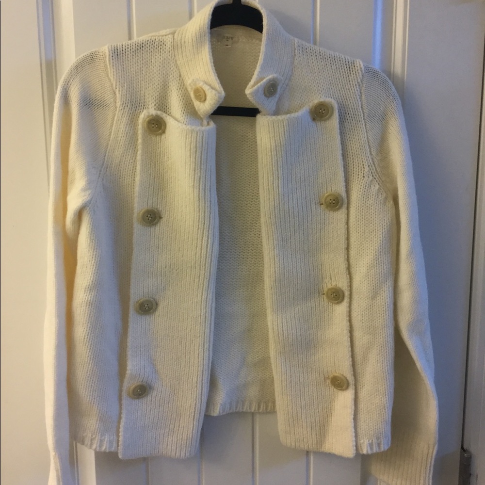 JCrew ivory sweater