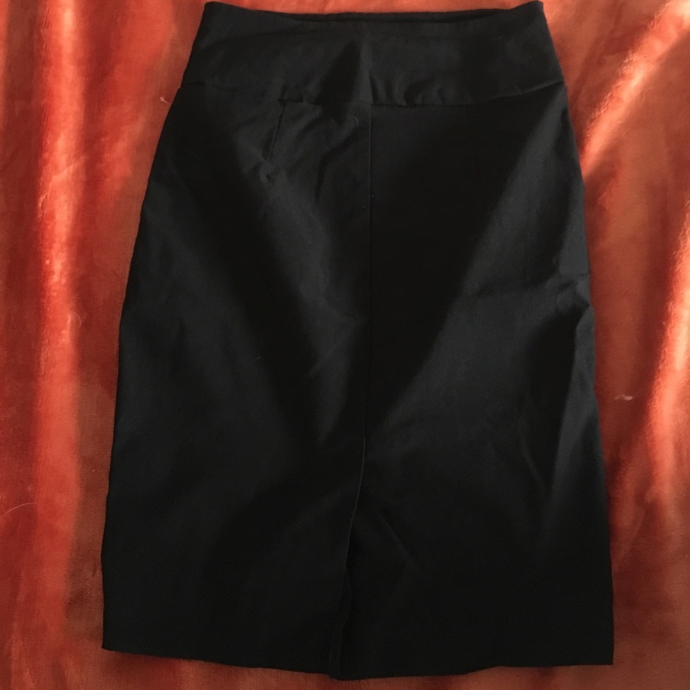 Black pencil skirt
