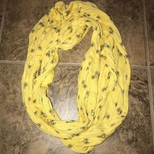 Bicycle print infinity scarf