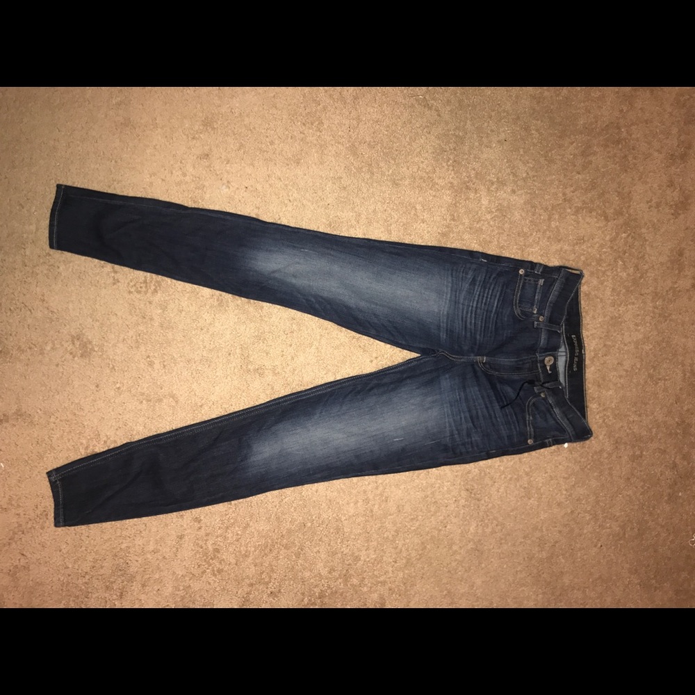 Express high rise skinny jeans