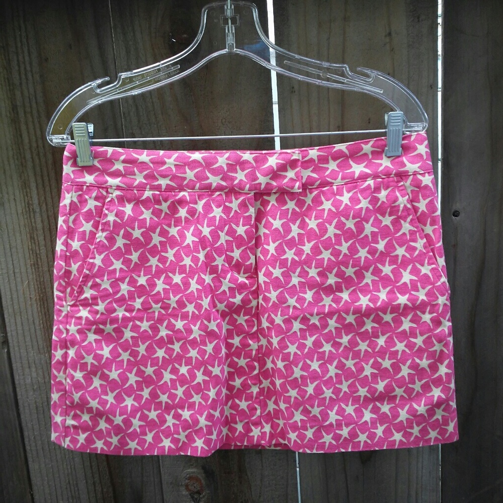 J crew pink skirt starfish print :Boxi8: