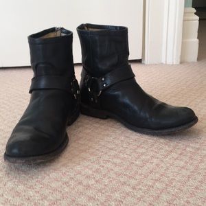 Leather Frye Ankle Boots