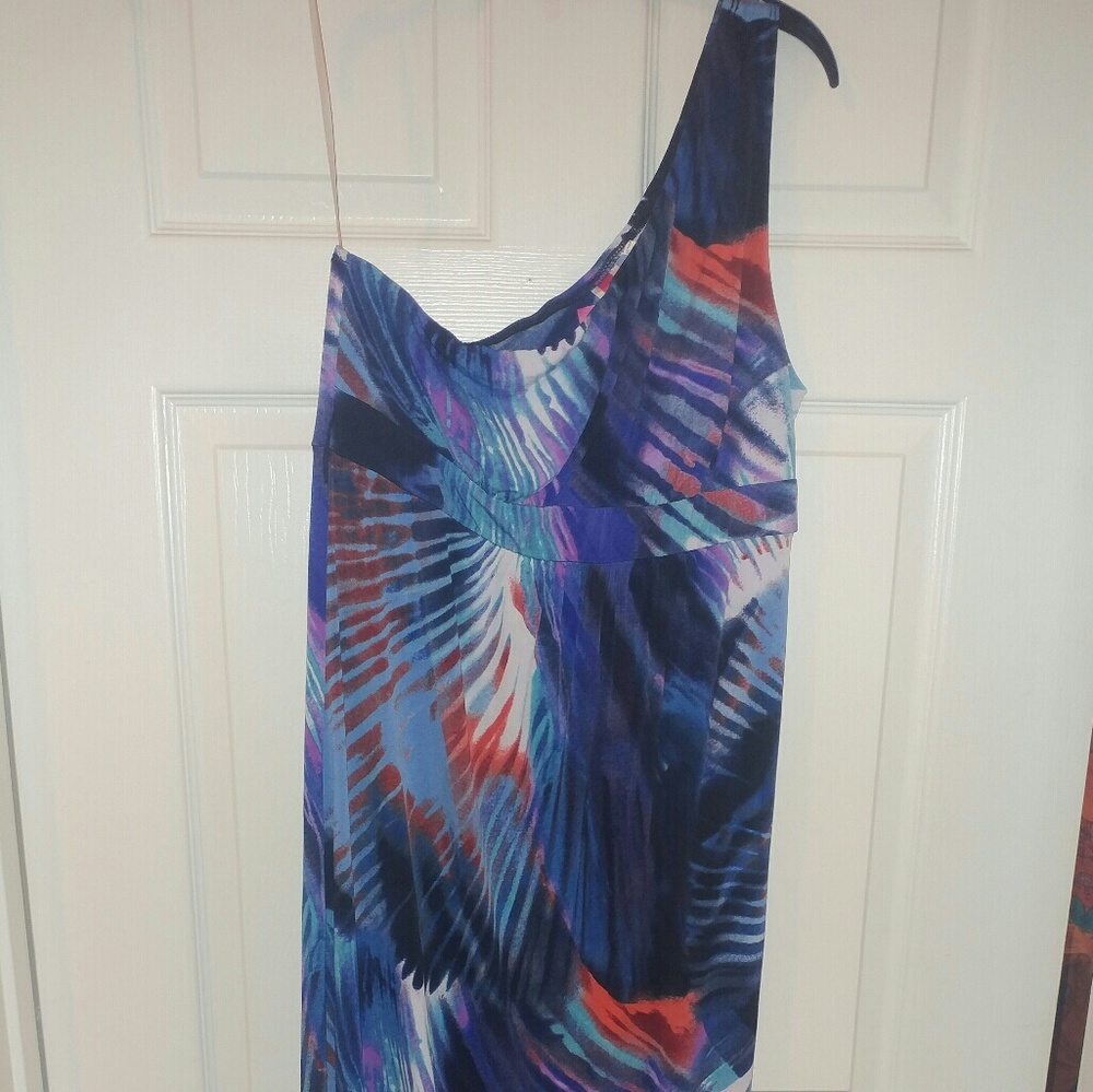 One shoulder maxi dress!
