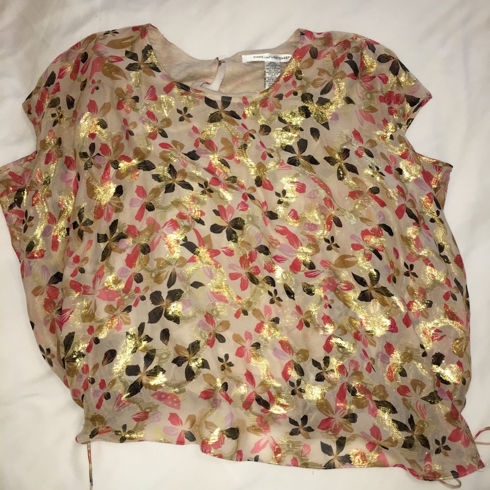 Diane von Furstenberg top.