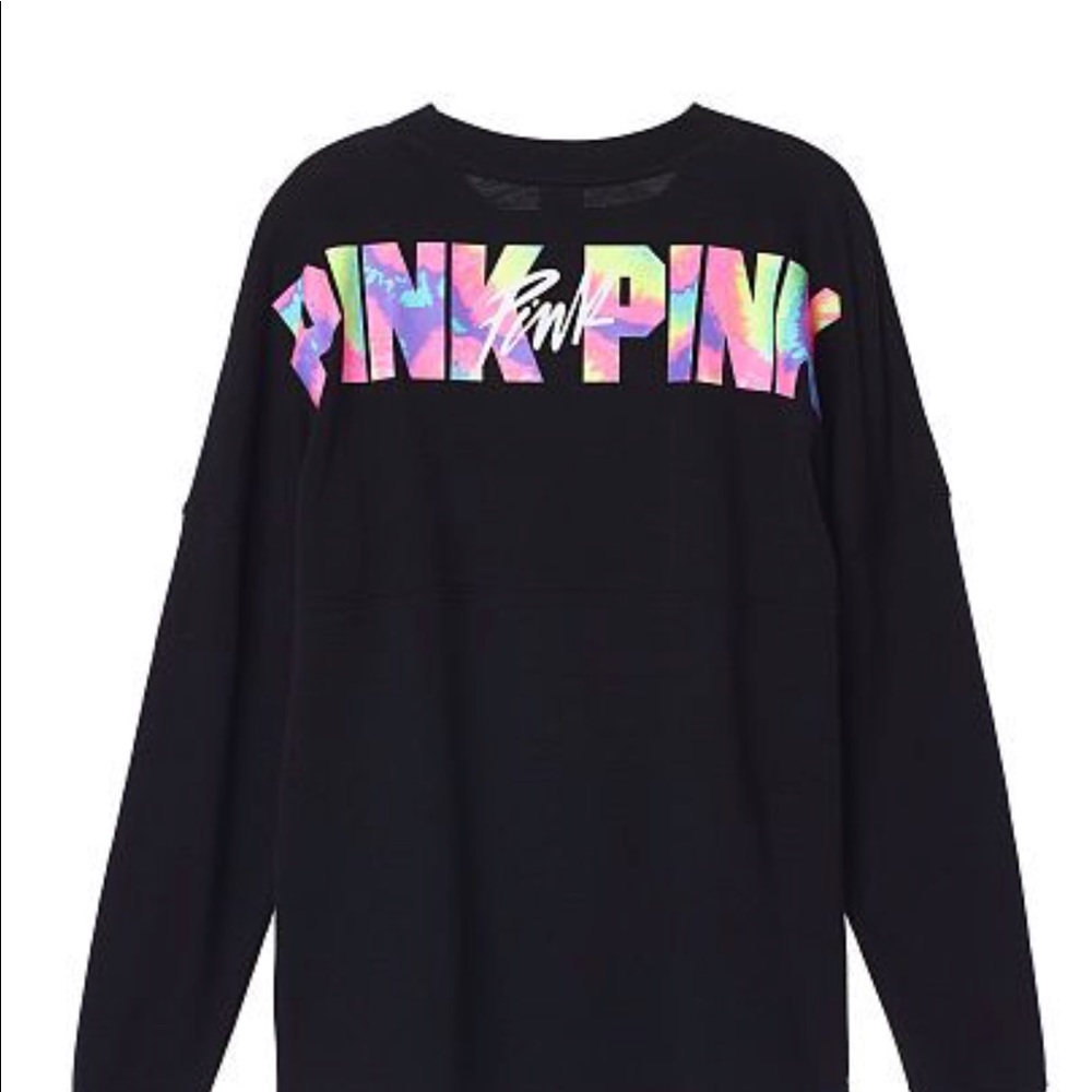 Black crew with tie dye