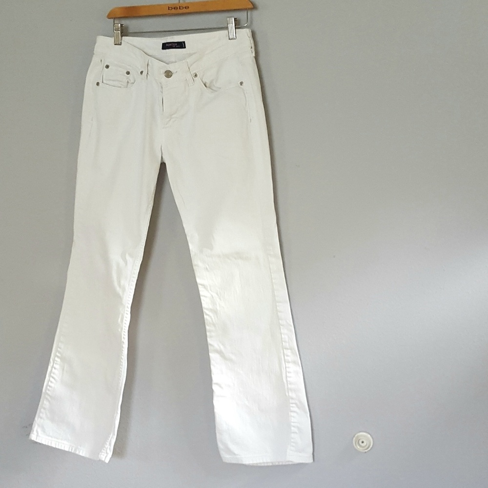 White Levis Super low Jeans