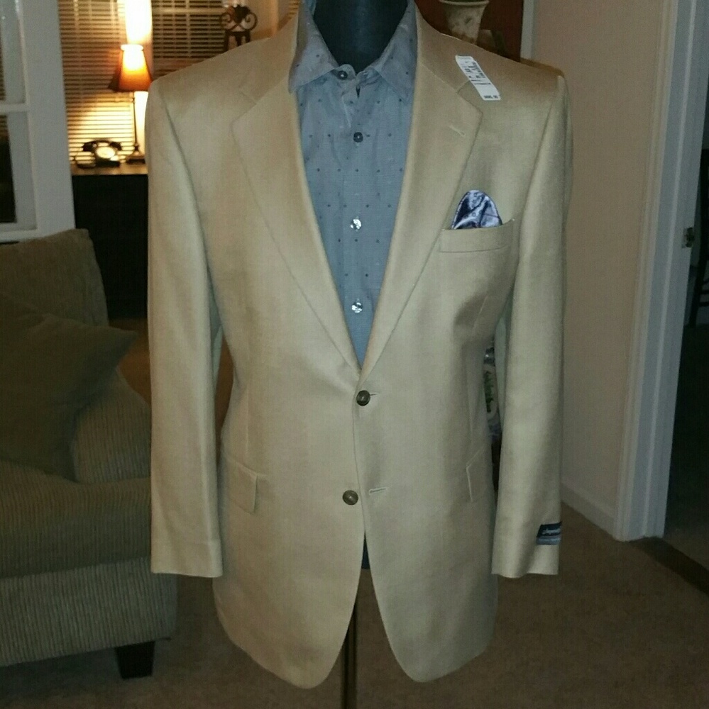JoS. A. Banks Silk/Camel Hair Sports Coat