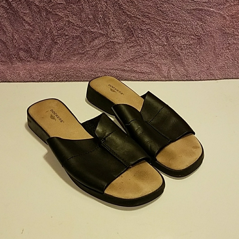 Dockers leather mules