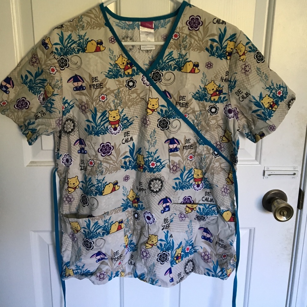 Disney Winnie the Pooh & Eeyore Scrub top