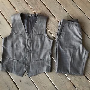 Express Producer Dress Pants and Matching Vest Set