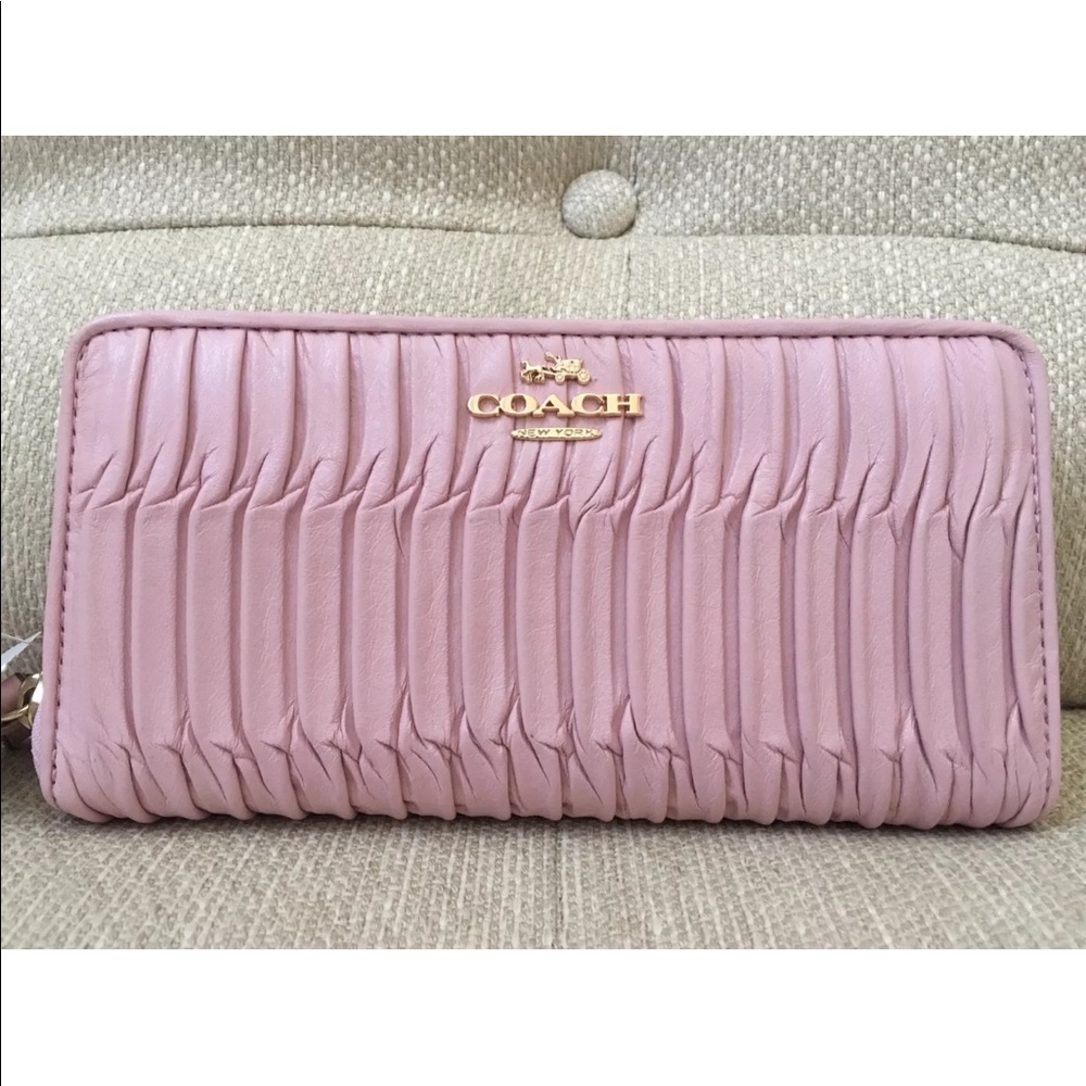 Coach pink wallet NWT