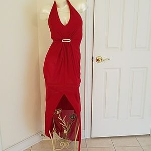 Vtg Cache dress 2 diamonte accent see measure