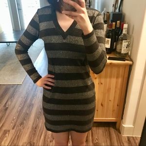 MICHAEL Michael Kors Gray Silver sweater dress