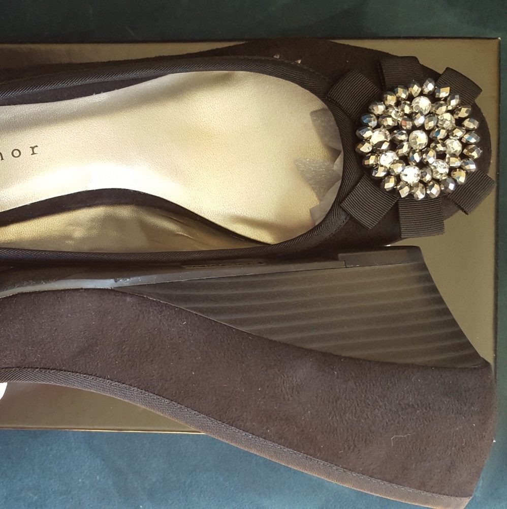 (Metaphor) Black "Martini" Wedges