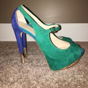 Boutique 9 Color-block High Heel Sandals