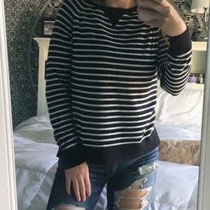 Black & White Striped Sweater