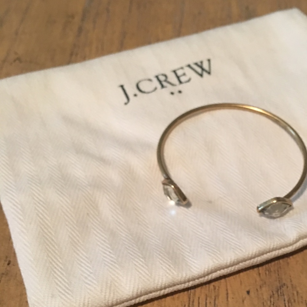 J. Crew jeweled cuff bracelet