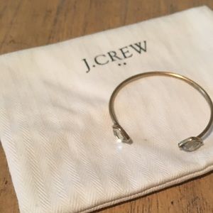 J. Crew jeweled cuff bracelet