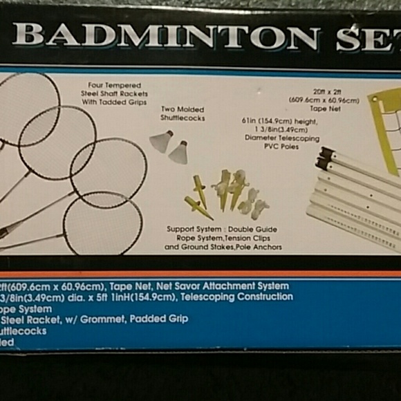4 person Badminton set never opened - Picture 5 of 7