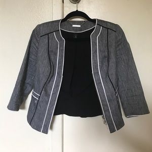 White House Black Market fitted blazer