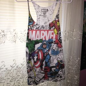 Marvel comics tank NWOT