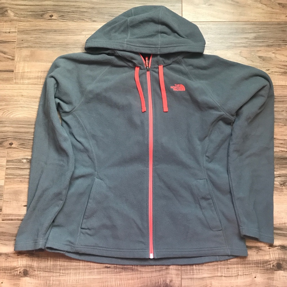 North face fleece style sweatshirt