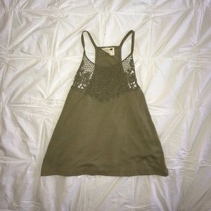 Cute Tank Top with Lace Detail